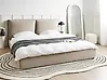 Bed Velvet BAJONNA 180 x 200 cm (EU Super King) Taupe