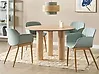 Dining Table ORIN Light Ash Wood 120 cm 120 cm
