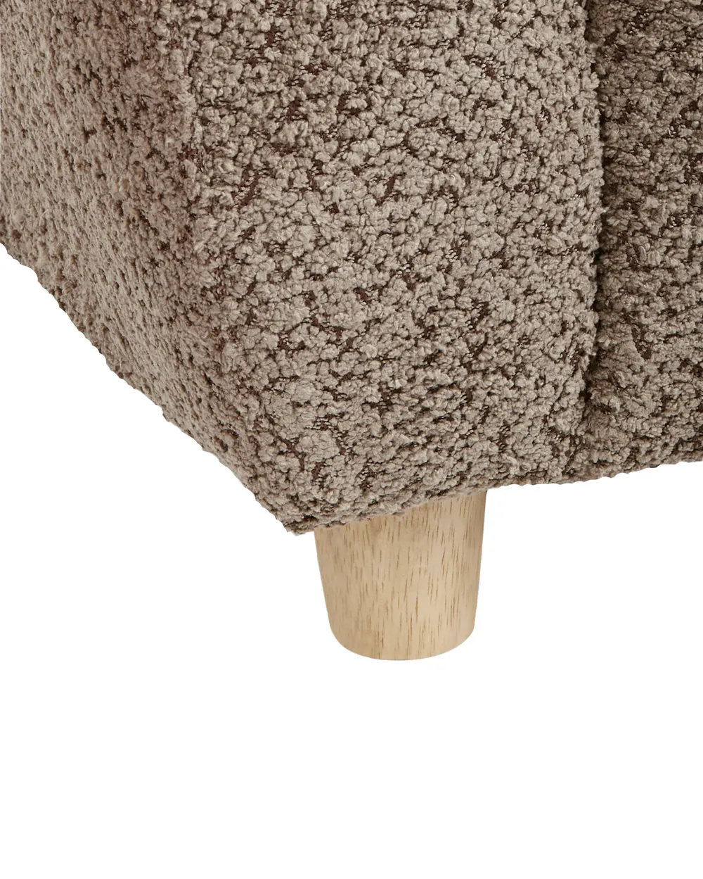 Kids Armchair Hippo MARIBO Boucle Brown_947878