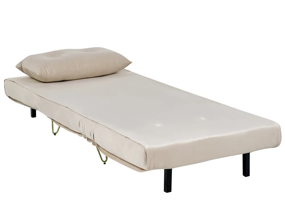 Set da salotto 3 posti VESTFOLD Velluto Beige_851621