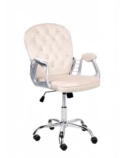 Desk Chair PRINCESS Velvet Beige_1150175