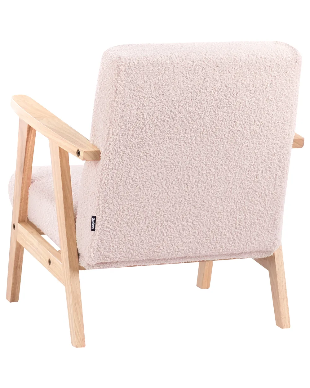 Poltrona per Bambini LINDE Bouclé Rosa pastello_989295