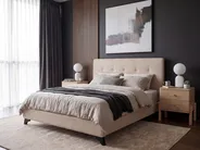 Bed Fabric AMBASSADOR 140 x 200 cm (EU Double) Beige_1144899