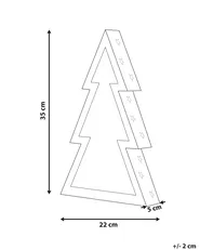 Weihnachtsdekoration LED JUVA 35 cm Weihnachtsbaum Hellbraun_812445