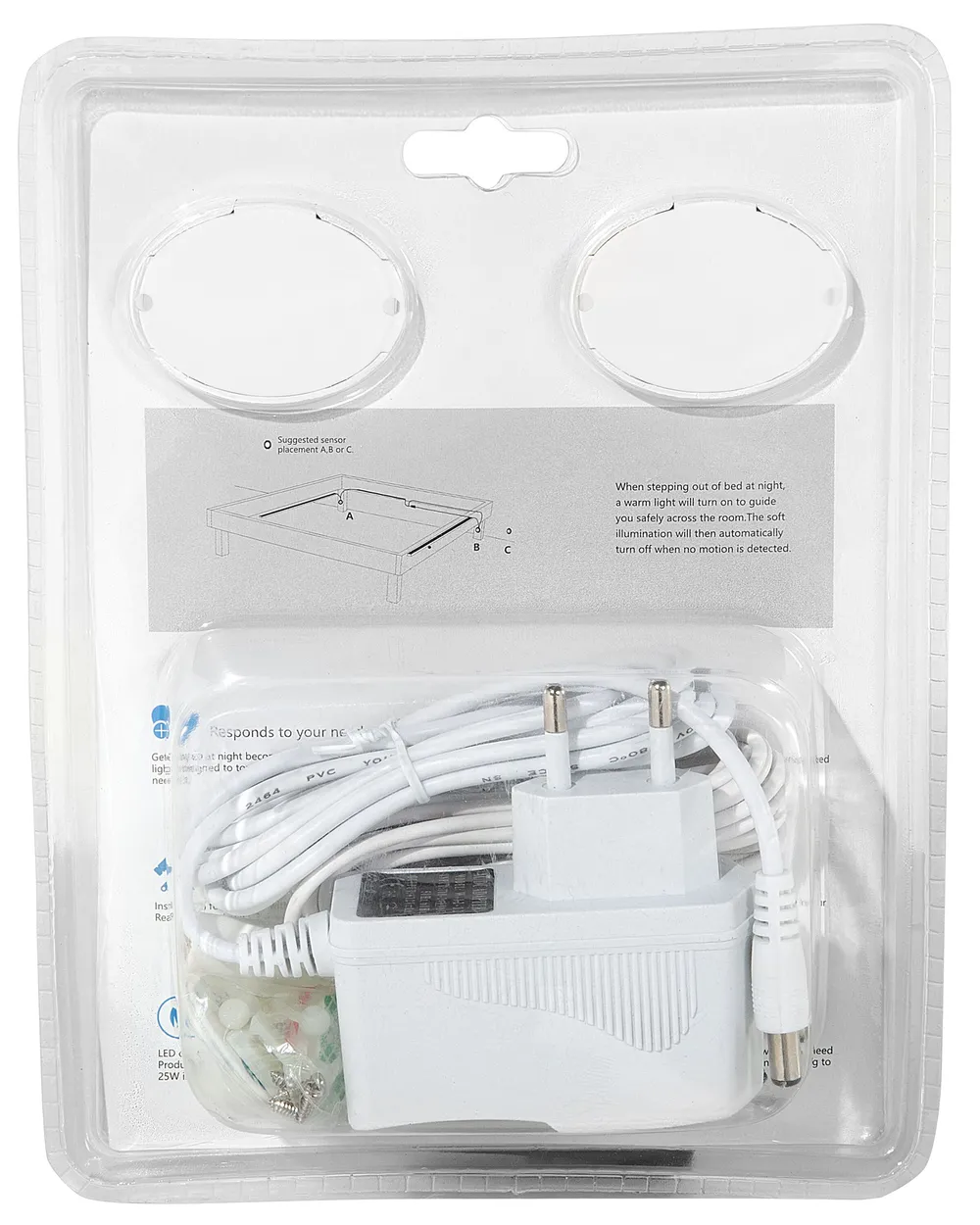 LED Strip Lights ATRATO 240 cm with Motion Sensor White_508069
