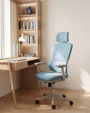 Office Chair VISCOUNT Fabric Blue_979520