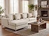 Corner Sofa OSLO Fabric Beige Right Hand