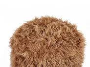 Pouf TUKKI Finta pelliccia Marrone_938908