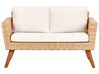 Loungeset 4-zits rotan off-white VITTORIA_930706