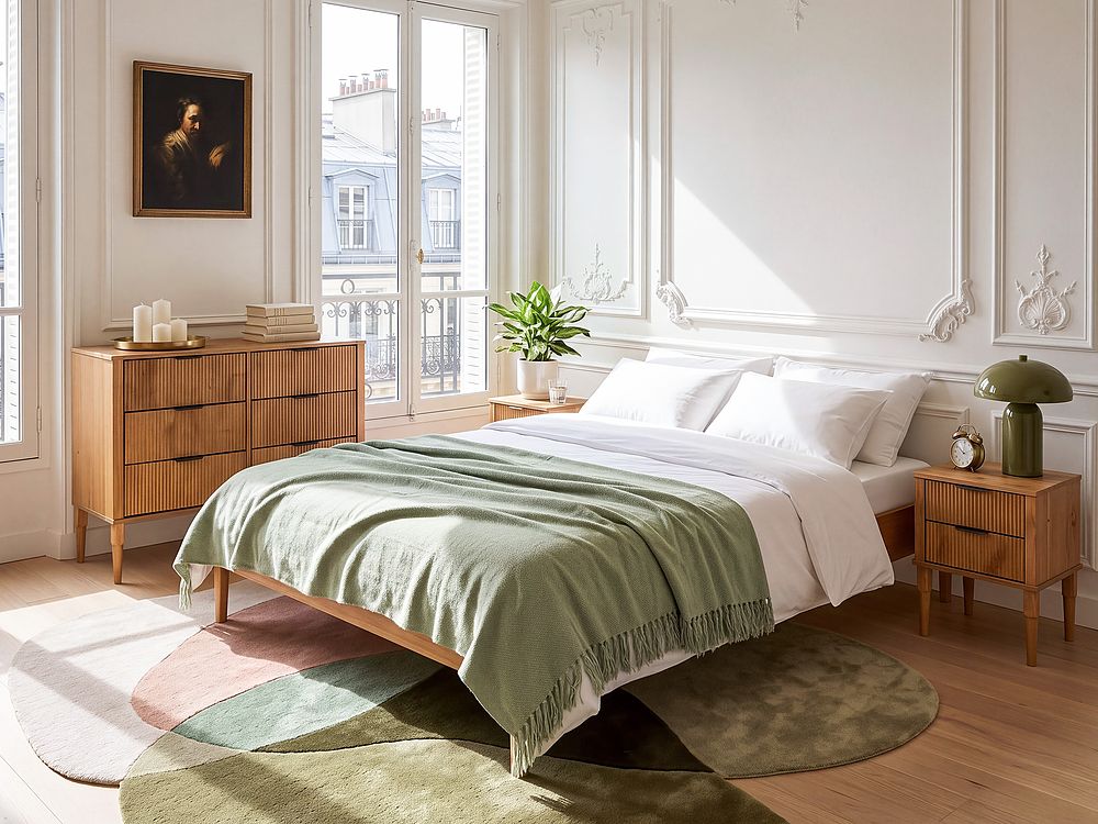 Bed without Headboard Pine Wood VEYRAC 120 x 200 cm (EU Small Double) Light Brown