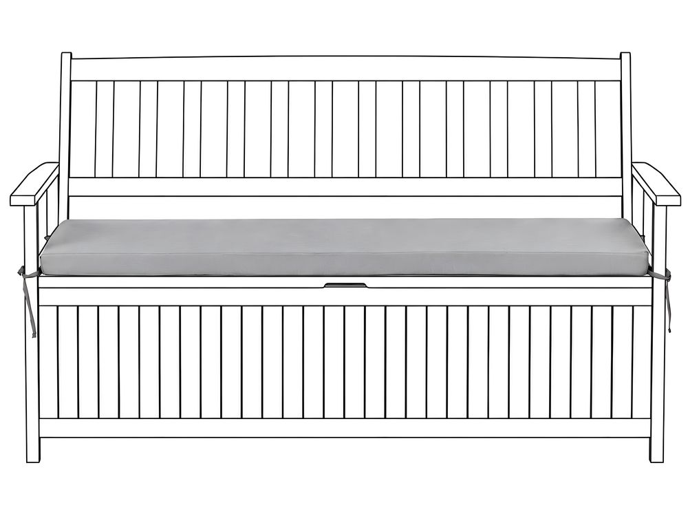 Bankauflage SOVANA 148 x 45 cm Grau