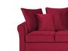 3 Seater Velvet Sofa Red BORNHOLM_748494