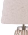  Keramická stolní lampa béžová TRAISEN_790819