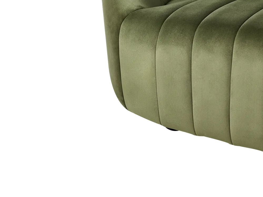 Sofa 3 Seater MALUNG Velvet Dark Green_883987