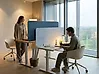 Desk Screen SPLIT 120 x 50 cm Grey