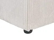 Ottomana LEMVIG Velluto a coste Beige_1158667