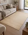 Rug GESI Beige 160 x 230 cm Viscose