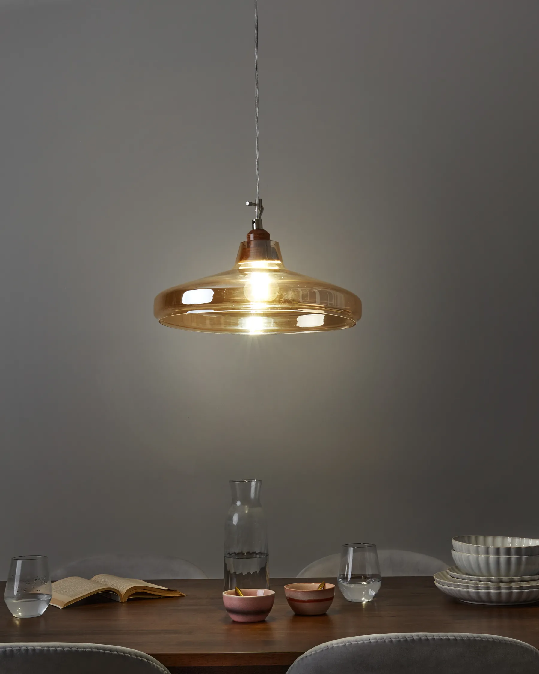 Pendant Lamp ALIKOS Glass Gold_693989