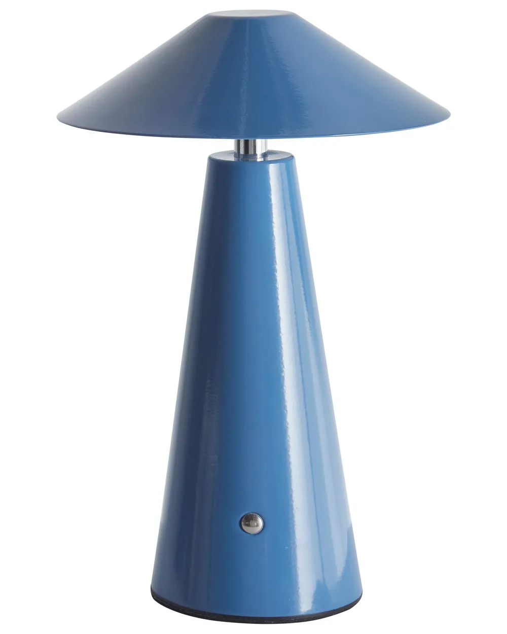 Wireless LED Table Lamp APAYAO with Dimmer Metal Blue
