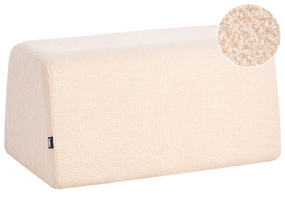 Puf SINCLAIR Bouclé Beige