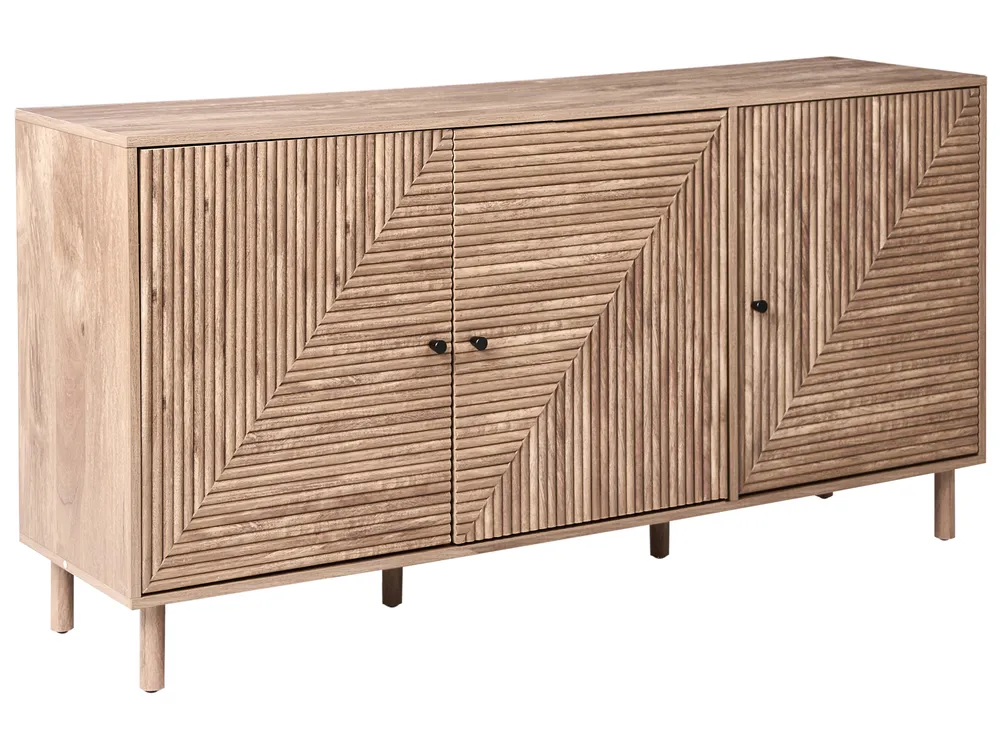 3 Door Sideboard RONGE Light Brown