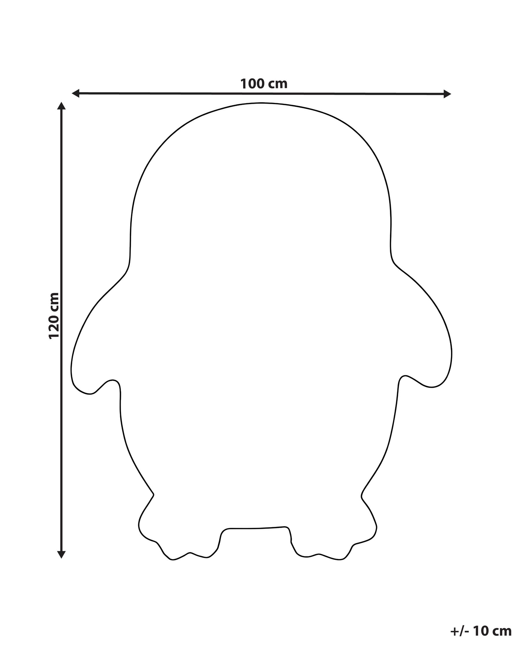 Tappeto per bambini WADDLES Grigio 100 x 120 cm Cotone_1108039