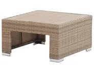Set da giardino con tavolo 5 posti COCCOLIA Modulare Rattan sintetico (PE) Beige_810062