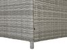 Coffre de jardin en rotin gris 158 x 63 cm MODENA_796128