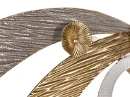 Dekoracja ścienna TIMAHOE Metal 31 cm Złoty_995439