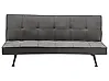 Sofa Bed 2 Seater HASLE Fabric Graphite Grey