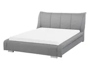 Waterbed Fabric NANTES 140 x 200 cm (EU Double) Light Grey_757967