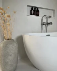 Freestanding Bathtub NEVIS 1600 x 750 mm White_1120272