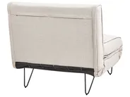 Single Sofa Bed VESTFOLD Fabric Light Beige_930326