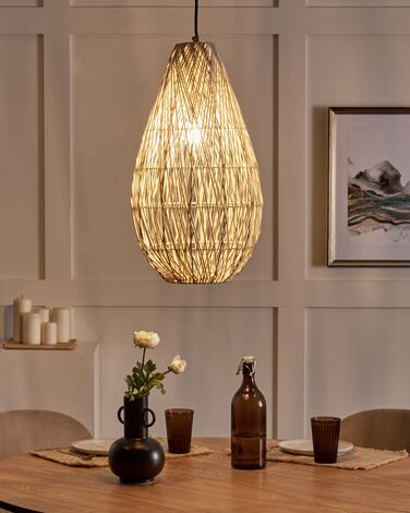 Rope Pendant Lamp Beige ANNOTTO