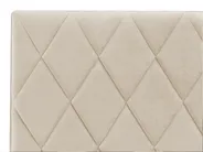 Ottoman Bed ROCHEFORT Velvet Beige 160 x 200 cm (EU King Size)_857295