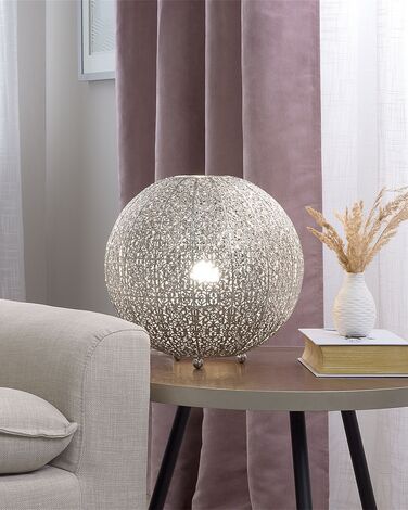 Round Table Lamp Silver FINKE