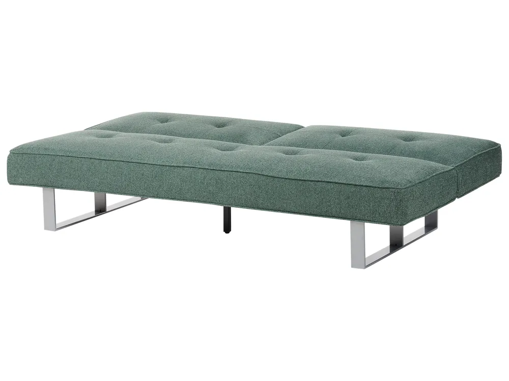 Divano letto 3 posti DUBLIN Tessuto Verde_923334