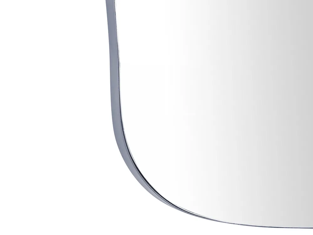 Wall Mirror PUTEAUX 70 cm 92 cm Metal Black_892012