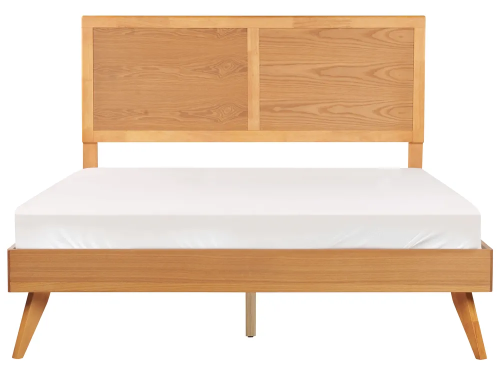 Bett mit Lattenrost ISTRES 160 x 200 cm Naturfarbene Esche_912581