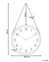 Reloj de pared marrón ø26 cm RENENS_786622