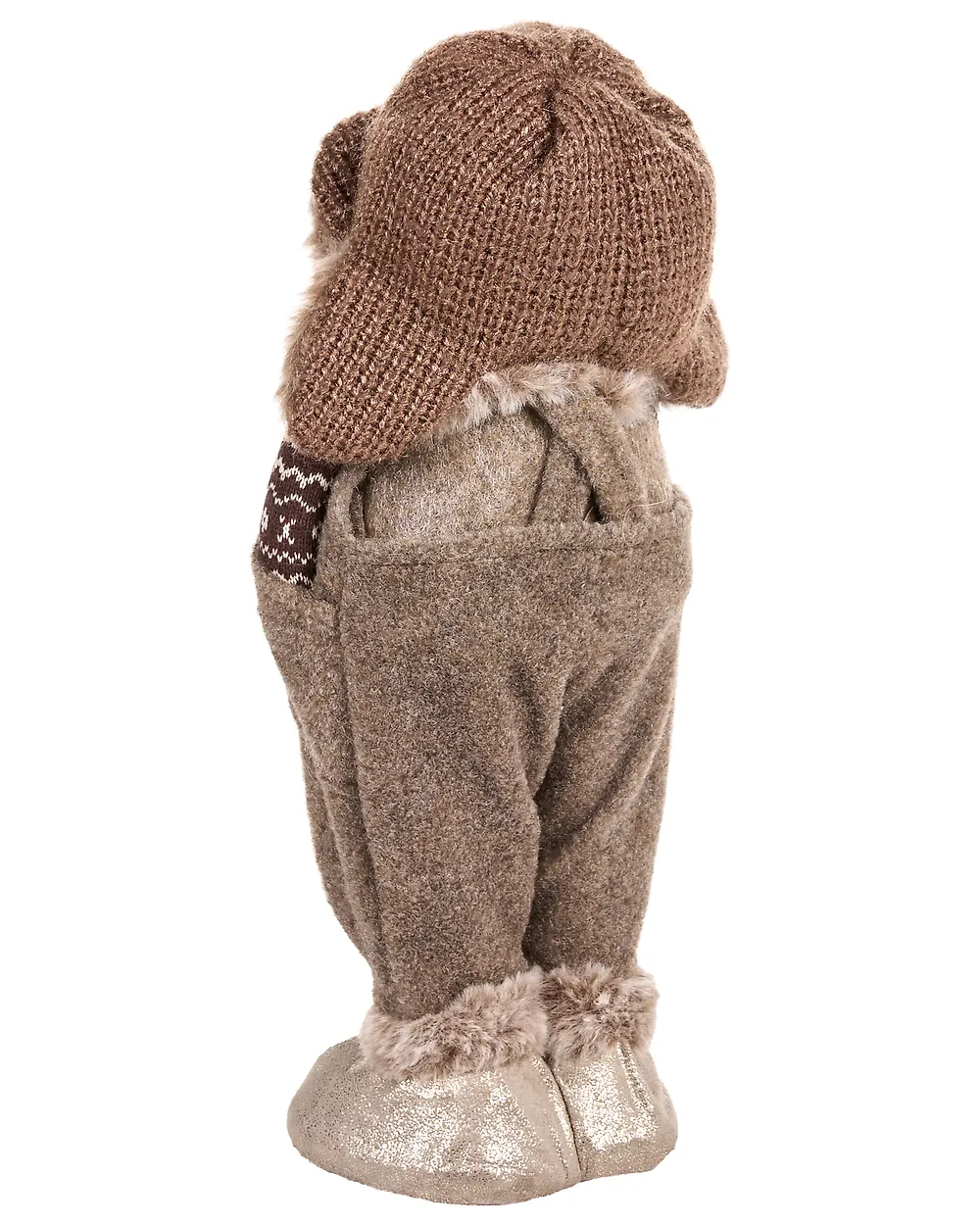 Set of 2 Christmas Decorations PAROLA 39/54 cm Gnome Brown_1174980