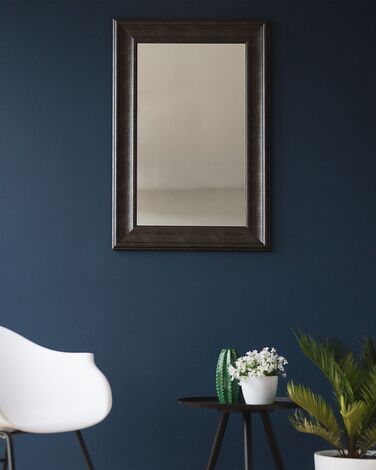 Wall Mirror 61 x 91 cm Black LUNEL