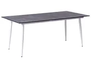 Stół ogrodowy TOLENTINO 180 cm 90 cm Imitacja kamienia Szary_1029875