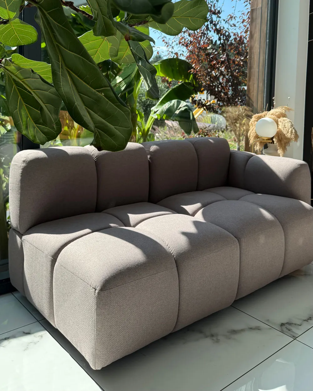 Module fauteuil MAKSABERG Tissu Taupe_1174004