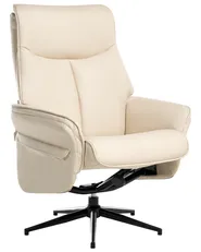 Recliner Chair ERATO Fabric Light Beige_1007318