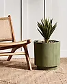 Plant Pot DARIA 37 cm Olive Green