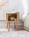 Bedside Table Light Wood SELAH_935748