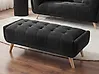 Ottoman HABO Fabric Black