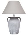 Keramická stolná lampa sivá AGEFET_898010