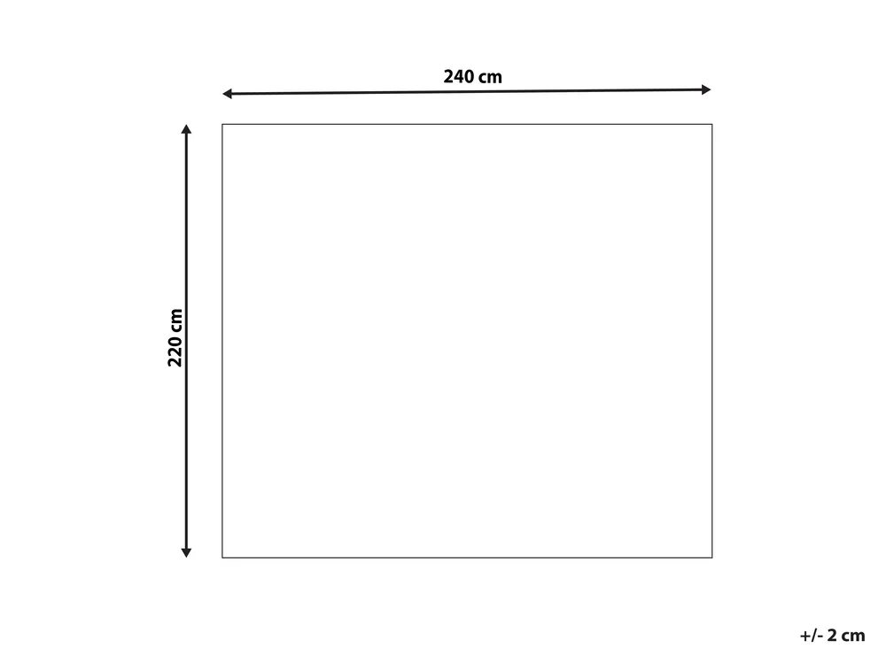Piumone RAGALA Cotone 220 x 240 cm Grigio scuro_915793